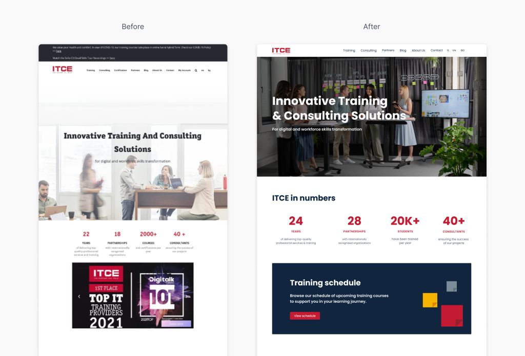 Magicflow Studio | ITCE rebranding and website design
